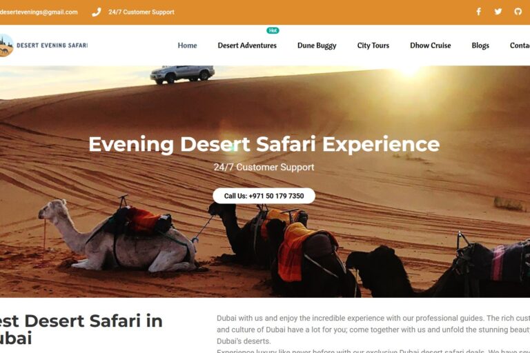 Desert Evening Safari